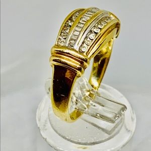 Diamonds golds ring 1 carat  10k gold $3989